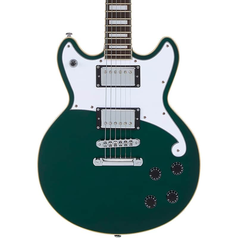 D'Angelico Premier Series Brighton Electric Guitar Regular Sherwood Green image 1