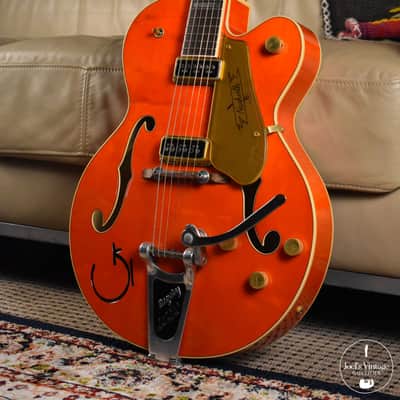 Gretsch G6120WCST Nashville Stephen Stern Masterbuilt 2005 - Orange image 1