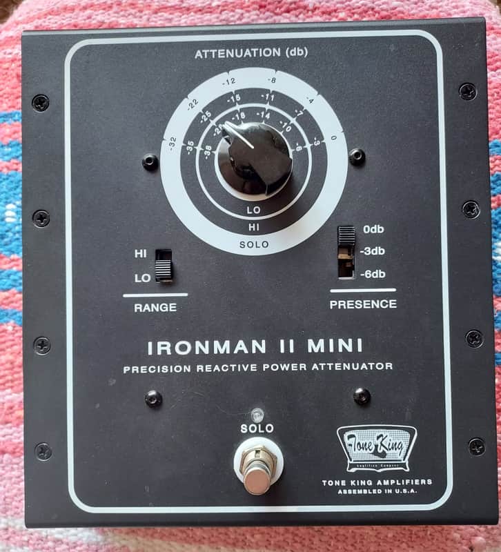 Tone King Ironman II Mini 30-Watt Precision Reactive Power Attenuator 2016 - Present - Black image 1