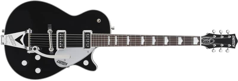 Gretsch G6128T-GH George Harrison Sig Duo Jet with Bigsby Rosewood FB Black with Bag