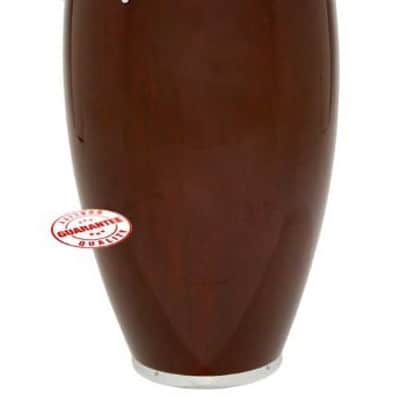 Latin Percussion Matador Wood 12 1/2" Tumbadora - Dark Brown/Chrome (M754S-W) image 2