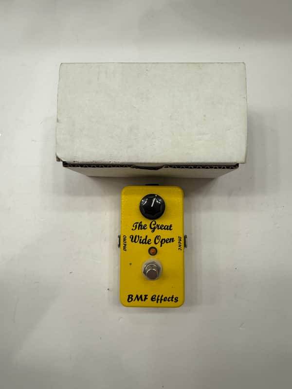 BMF Effects The Great Wide Open Distortion Single Knob Guitar Effect Pedal + Box image 1