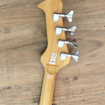 Warwick Reverse Artist Series Adam Clayton Signature 4-String Bass with Rosewood Fretboard 2010s - Gold image 13