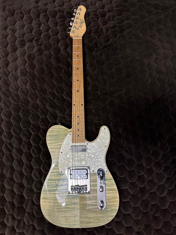 Michael Kelly Mod shop 55 Seymour Duncan Blue Jean Wash 2020ish - Blue Jean Wash image 1