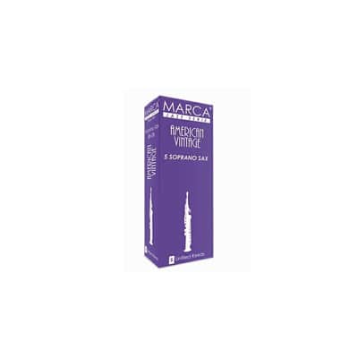 MARCA Marca American Vintage Soprano Saxophone Reeds (5 reeds) - Hardness: 3-1/2 (Big Clearance Sale) image 1