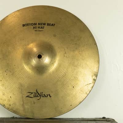 Zildjian 14" New Beat Bottom Hi Hat Cymbal 1361g image 1