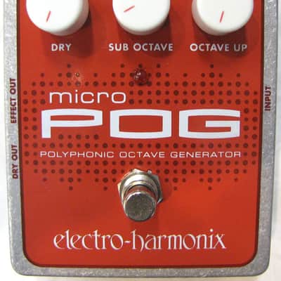 Used Electro-Harmonix EHX Micro Pog Polyphonic Octave Generator Effects Pedal image 2