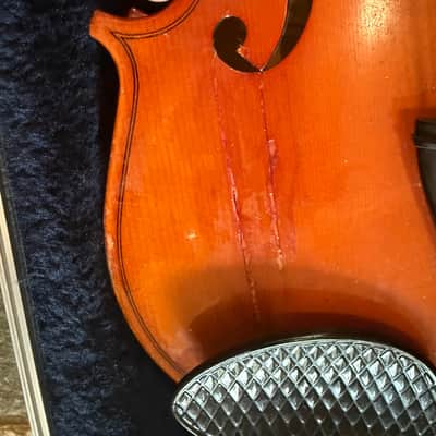15" viola with case and bow. Made in Romania image 15