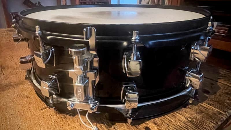 Yamaha Steve Gadd Signature Snare Drum 2015s - Black image 1