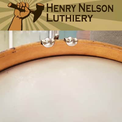 WFL Keystone 1955-59 Marching Snare 14x10 Single Tension Mahogany/Maple Restored Video image 17