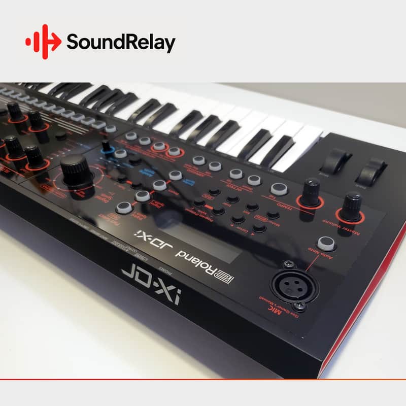 Roland JD-Xi 37-Key Analog/Digital Crossover Synthesizer 2015 - Present - Black image 1