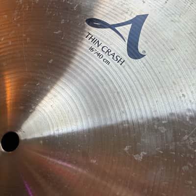 Zildjian 16" A Series Thin Crash Cymbal 2013 - Present - Traditional image 2