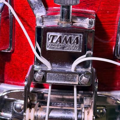 Tama AW458 Superstar Mastercraft Artwood Birch 8x14" Snare Drum with Roller-Action Strainer 1981 - 1986 - Super Mahogany image 6