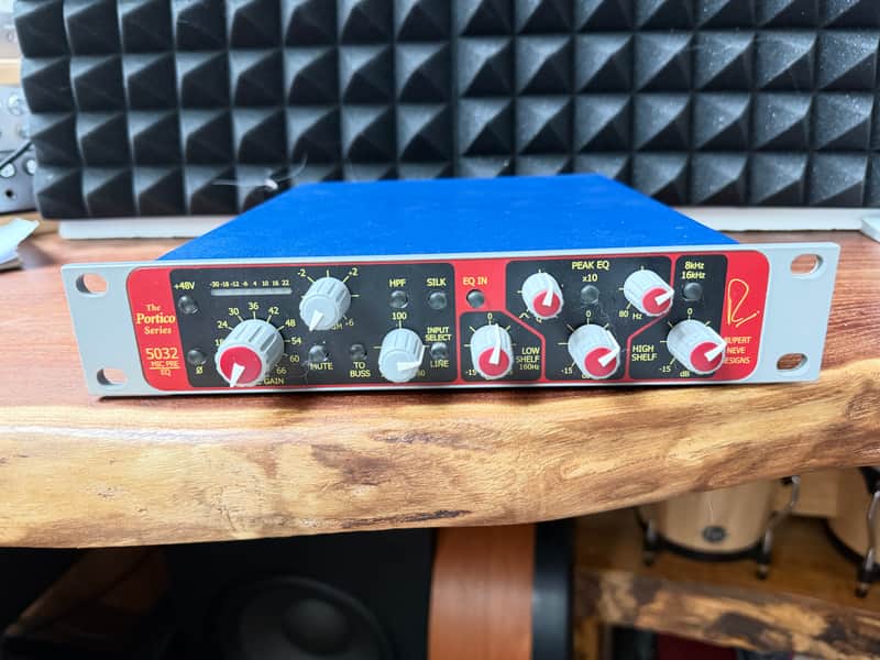Immagine Rupert Neve Designs Portico 5032 Mic Preamp / EQ 2006 - 2008 - Red / Blue - 1