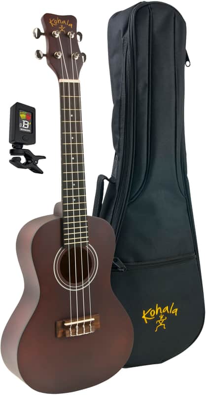 Kohala Player's Pack PP-C Concert Ukulele with Bag & Tuner image 1