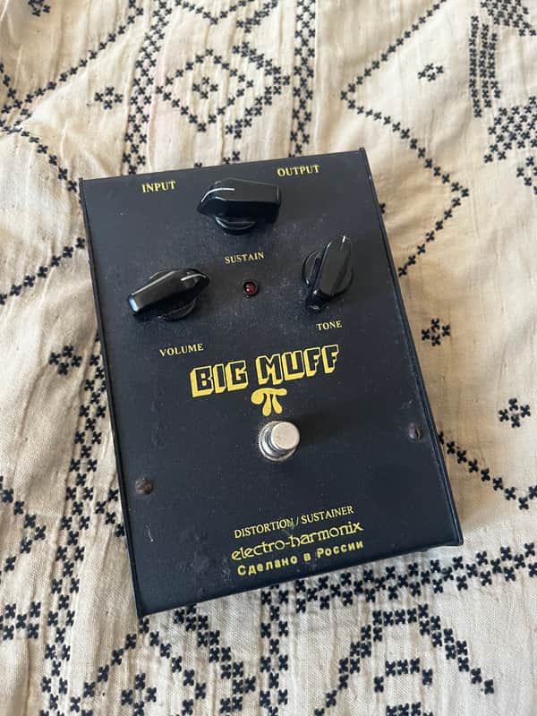 Electro-Harmonix Big Muff Pi Sovtek (Black Russian) 1998 - 2009 - Black image 1