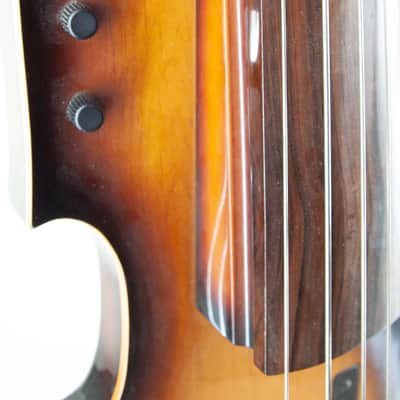 Jack Pimentel Electric Upright 6-String Bass Tobacco Burst image 9