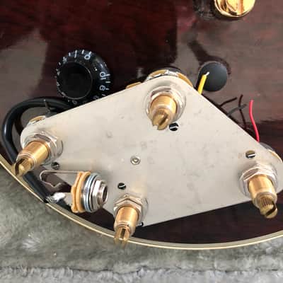 Aria Pro II  Custom Single Cut 1974 Dark cherry brown image 6