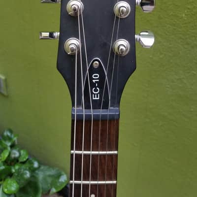ESP LTD Les Paul shape guitar with pickups upgraded w/ nice strap image 5