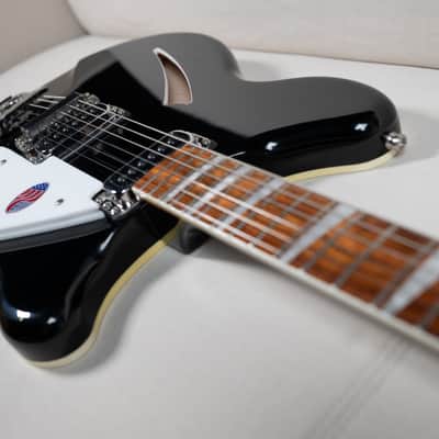 Rickenbacker 360 Semi-Hollow Electric Guitar | Jetglo | Brand New | $95 Worldwide Shipping! image 18
