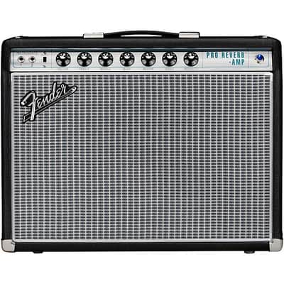 Fender '68 Custom Pro Reverb 40-Watt 1x12" Guitar Combo - Black image 2