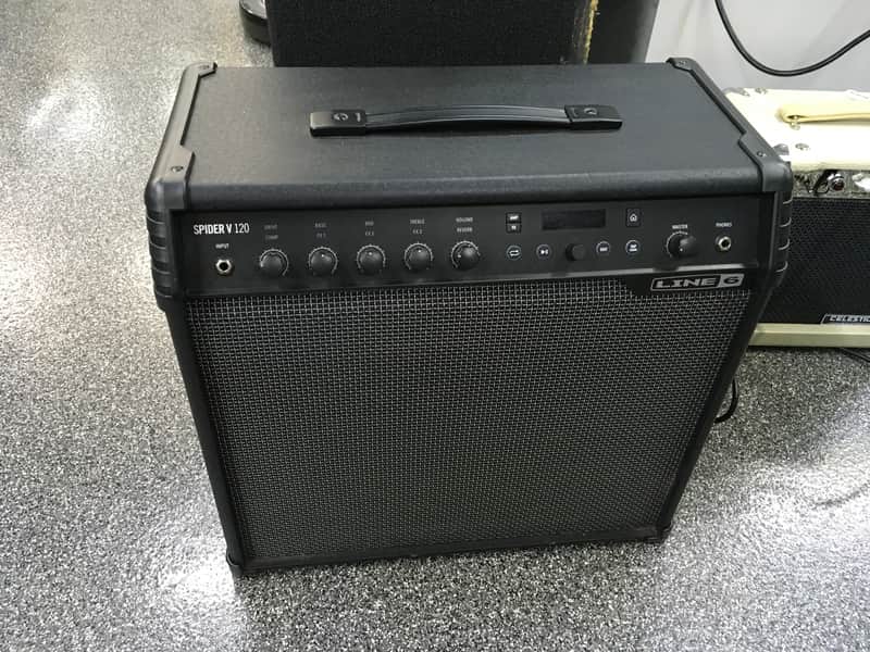 Line 6 Spider V 120 120-Watt 1x12" Digital Modeling Guitar Combo 2016 - 2018 - Black image 1