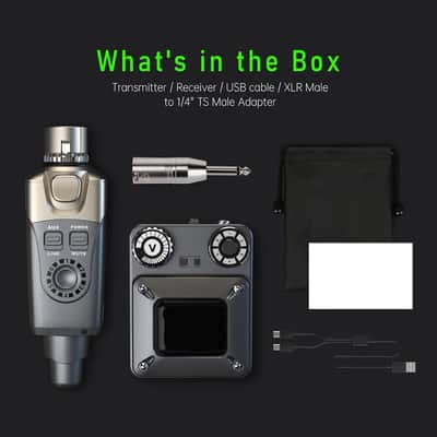 Wireless in-Ear Monitor System Professional IEM System Transmitter and Beltpack Receiver for Studio, Band Rehearsal,Live Performance image 2