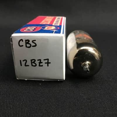 CBS 12BZ7 Dual Triode Black Plates AUDIO AMPLIFIER VACUUM TUBE Tested 4.2096-D image 4