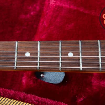 1999 Fender Japan CIJ MG69-65 ’69 Reissue Mustang Sonic Blue w/ Tweed HSC image 4