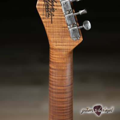 Mario Martin Guitars Pine T-Style w/ Lollar P-90 & J Street – Lake Placid Blue image 6