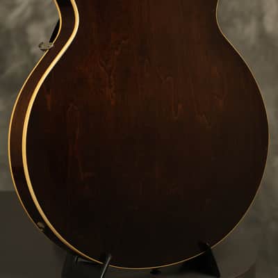 1956 Gibson ES-225 T Sunburst with original Brown hardshell case image 16