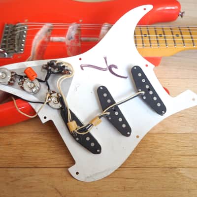 1983 Fender Stratocaster '57 Reissue Fullerton American Vintage Fiesta Red w/ohc, Hangtags image 18