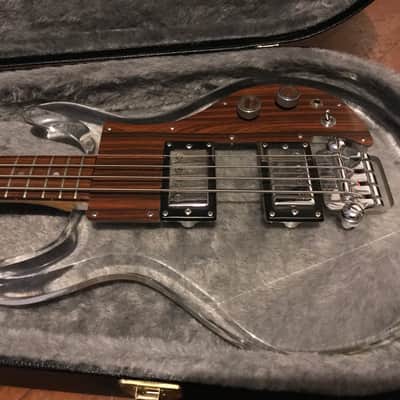 Univox AHB-1 Lucy Lucite Acrylic Plexiglass Bass 1970s Dan Armstrong image 2