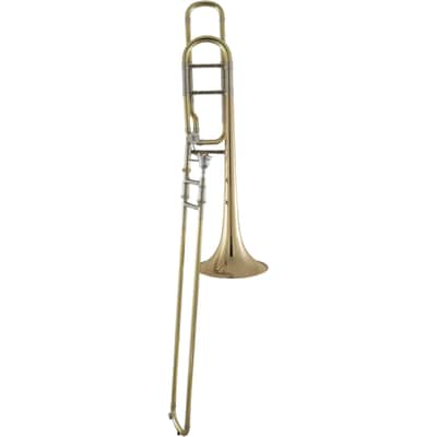 Bach Stradivarius Tenor Trombone in Bb 42BOG Open Wrap - Gold Brass Bell image 1