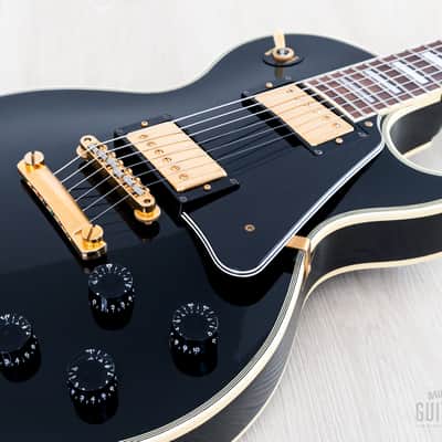 1995 Orville Les Paul Custom Black Beauty LPC-75 Ebony Gibson-Licensed, Japan Terada image 6