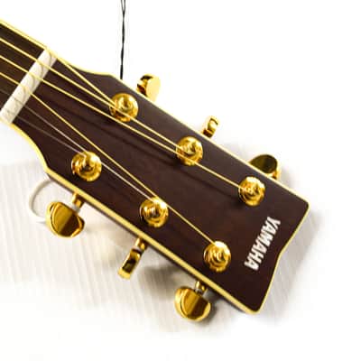 Yamaha LL6 Jumbo Acoustic/Electric Guitar - Natural image 7
