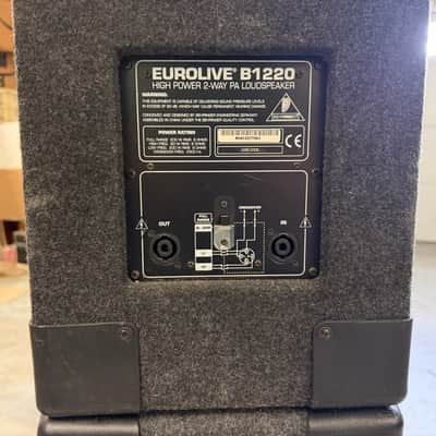 Behringer Eurolive B1220 1200-Watt 12" Passive PA Speaker; Tested image 6