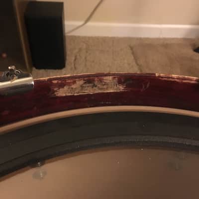 Orange County Drum & Percussion OCDP USA 6-piece drum kit 2002 Burgundy Satin image 13