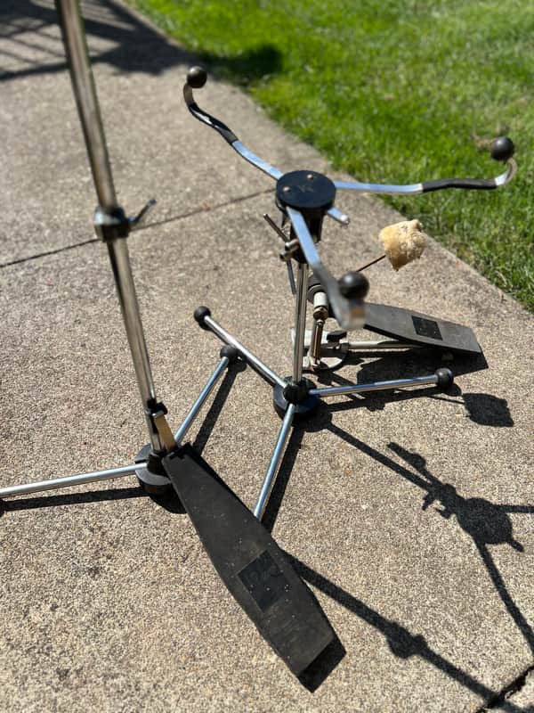 Sonor VINTAGE SONOR GERMAN CHAMPION HARDWARE PACK HI HAT SNARE STANDS AND BASS DRUM PEDAL 1951-1971 image 1