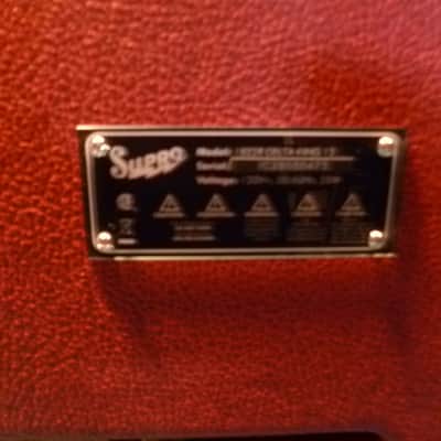 Supro 1822R Delta King 12 15-Watt 1x12" Guitar Combo 2021 - Present - Scarlett w/ Cream Stripes image 4