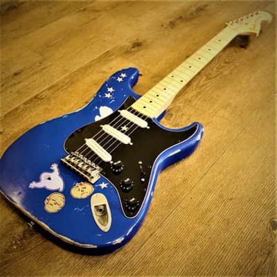 Custom-built, hand-painted, Billy Corgan (Smashing Pumpkins) “Ghost” guitar image 3