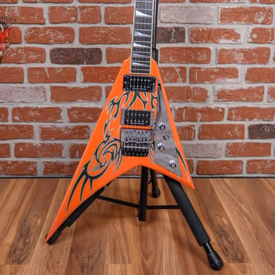 Jackson USA Custom Shop RR1 Rhoads Orange Tribal 2007 w/OHSC image 1