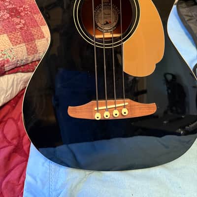 Fender Kingman Bass SCE Acoustic / Electric Bass 2010s - Sunburst image 5