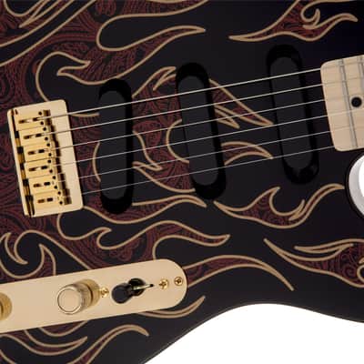 FENDER - James Burton Telecaster  Maple Fingerboard  Red Paisley Flames - 0108602887 image 3