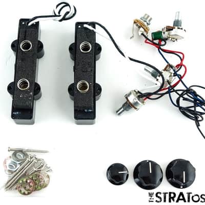 Fender Squier 70s Class Vibe Jazz Bass PICKUPS POTS KNOBS, 1970s Reissue image 2