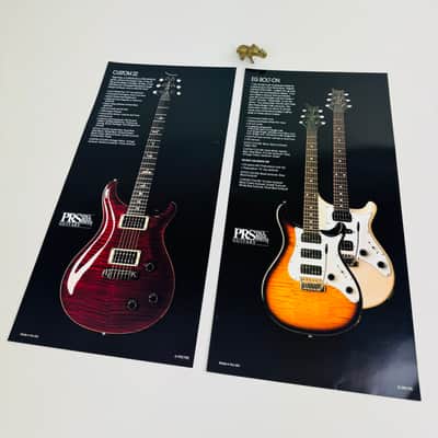 PRS Display Foldout with Guitar Cards 1992 imagen 9