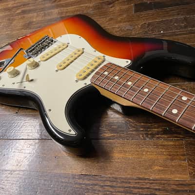 Fernandes The Revival Stratocaster Electric Guitar MIJ Japan Sunburst image 7