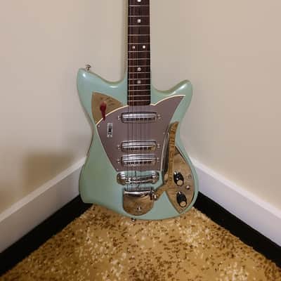 Teisco Kawai Guyatone Victoria Zenon 1960s Surf Green RARE image 1