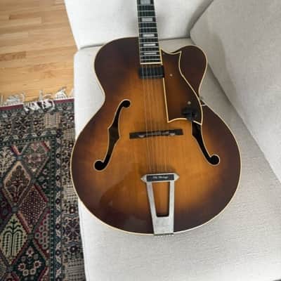 1993 Heritage Eagle Archtop Hollowbody Electric Guitar - Sunburst image 2