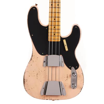 Fender Custom Shop 70th Anniversary 1951 Precision Bass Masterbuilt Andy Hicks Faded Aged Shell Pink image 2